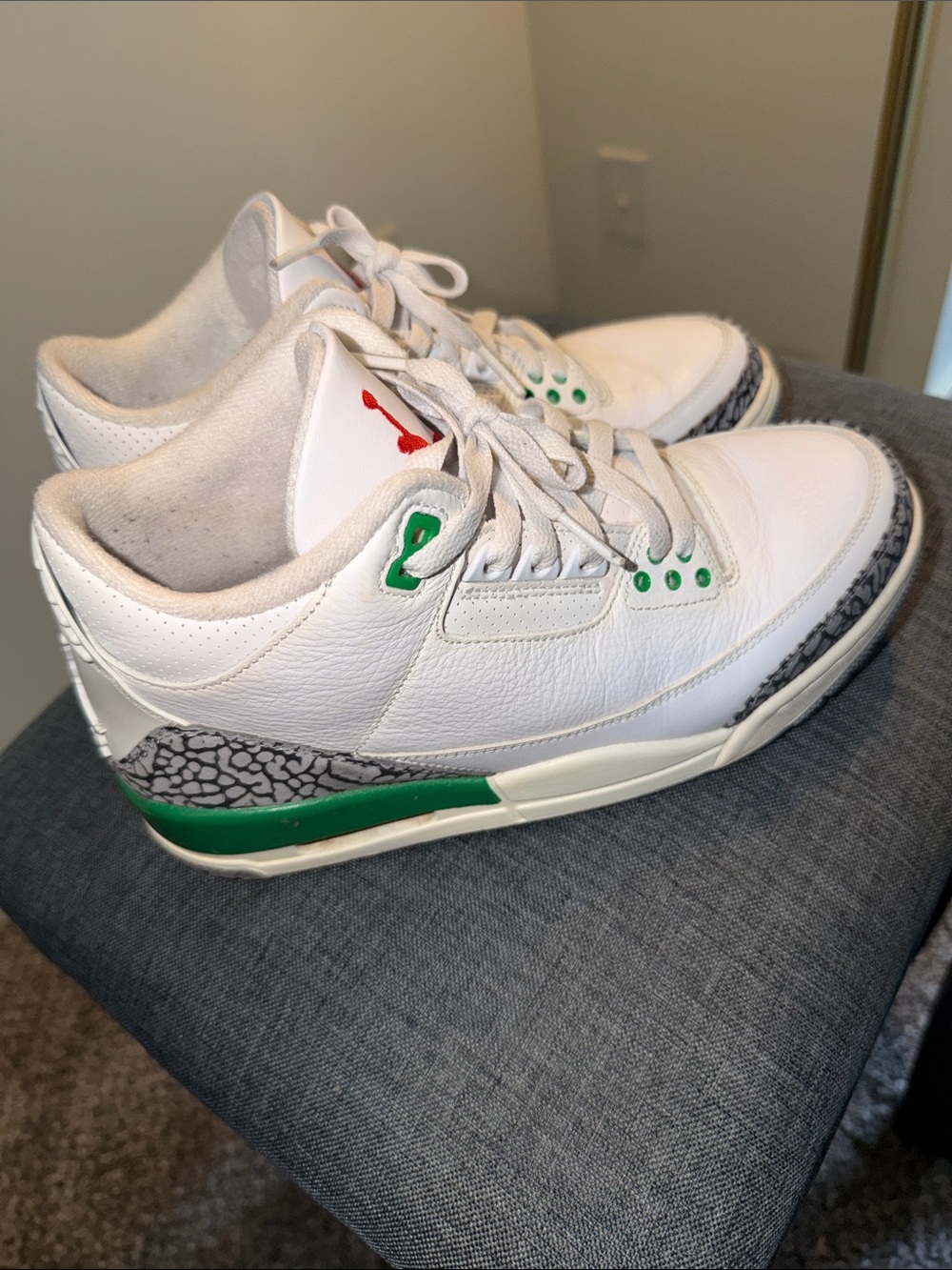 Jordan Retro 3 lucky green